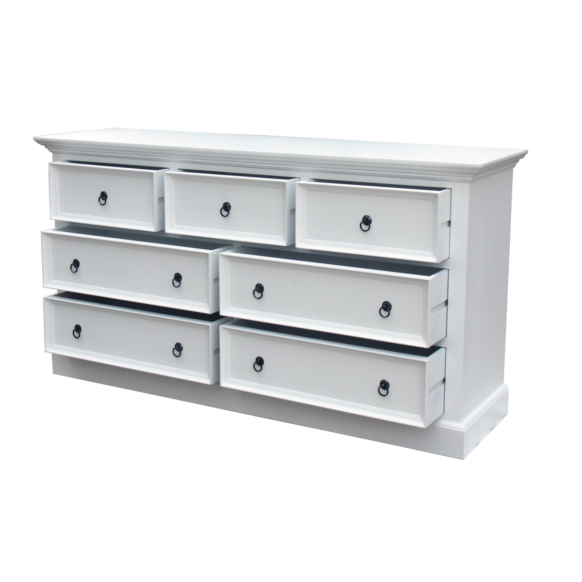 White 7-Drawer Dresser